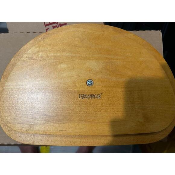 Longaberger 1998 Winter Wishes‎ Hostess Basket Wood Lid New - Picture 2 of 2